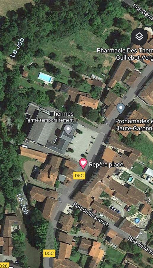 Chaleureux Studio Independant Encausse-les-Thermes Eksteriør billede